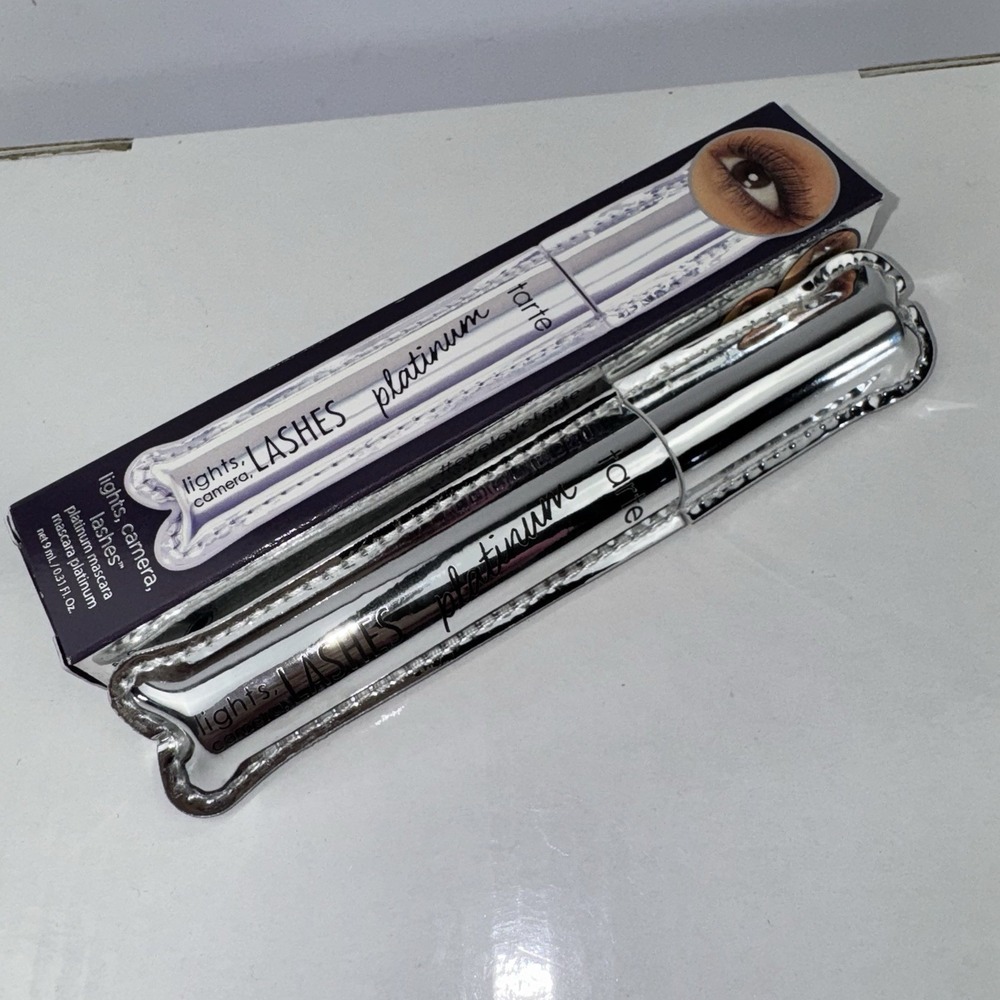 Tarte Lights, Camera, Lashes Platinum Mascara – Full Size – NEW in Box